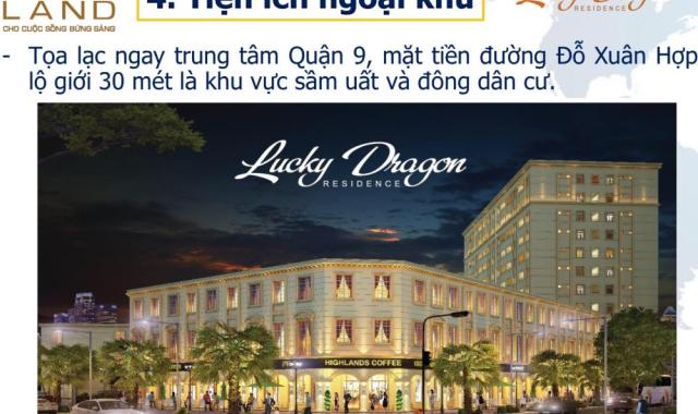 Bán gấp căn hộ Lucky Dragon, diện tích 51m2, 1 phòng ngủ, bán gấp giá 1 tỷ 100tr