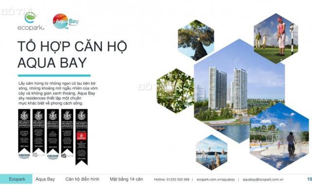 Chủ đầu tư Ecopark mở bán căn hộ cc Aquabay Sky Residences view sân golf & mặt hồ. LH: 0942071988