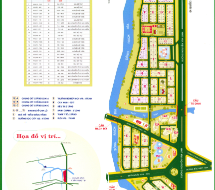 Bán gấp lô đất KDC Sadeco ven sông, P. Tân Phong, quận 7, gần Vivo City