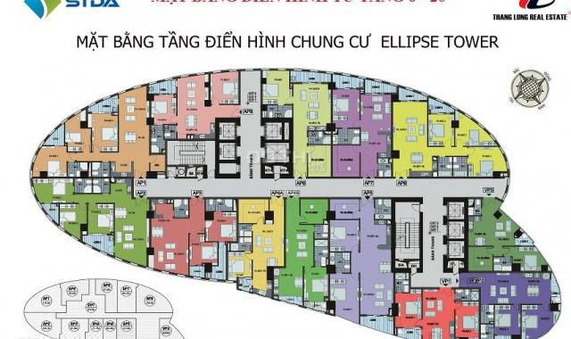 Chính chủ bán căn 66m2 chung cư Elip Tower giá 17tr/m2