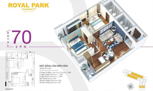 Bán căn hộ chung cư tại dự án Royal Park Bắc Ninh, lãi suất 0%, giá chỉ 750 triệu