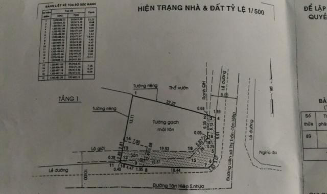 Bán nhà xưởng 2 mặt tiền đường Lê Thị Lơ, DT 437m2, tiện kinh doanh