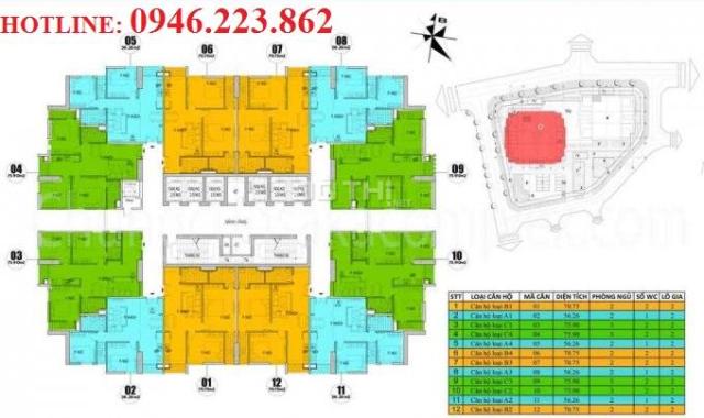 CC Hoàng Mai - Osaka của Bộ Công An giá từ 1 tỷ. Vay ngân hàng MB lãi suất 0%, LH 0946.223.862