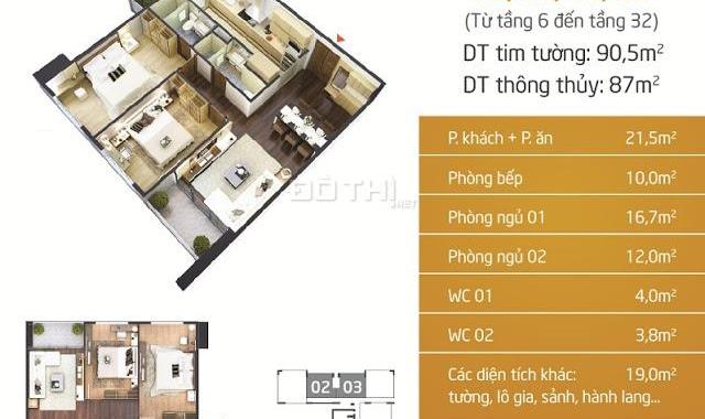 Chính chủ bán căn hộ DT 87m2 (2PN, 2VS) căn hộ số 8 tòa nhà Lạc Hồng Lotus 1, giá cực tốt