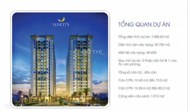 Bán suất nội bộ căn hộ Luxcity cầu Phú Mỹ Q7, nhận nhà liền, căn 73m2 giá 1.9 tỉ đã VAT