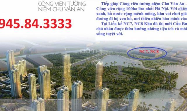 Bán nhà liền kề Cầu Bươu, 37tr/m2 chưa tính xây, ngay sau công viên Chu Văn An