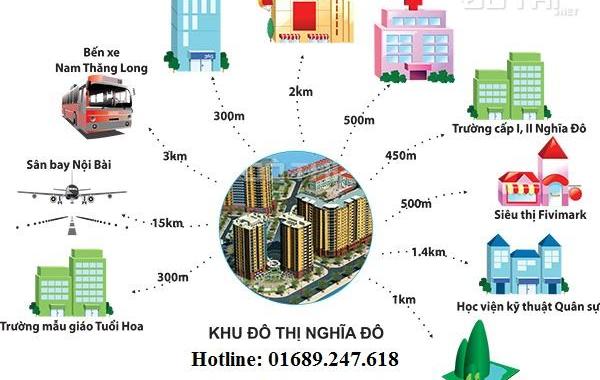 Cần bán gấp căn hộ 46m2 giá chỉ 29.5 triệu/m² ở KĐT mới Nghĩa Đô