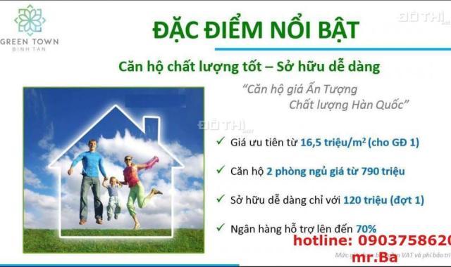 Căn hộ hot 2017 4 mặt tiền đường khu đô thị Vĩnh Lộc