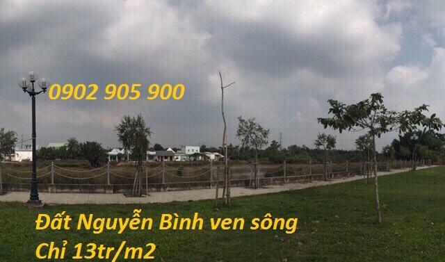Đất nền Nguyễn Bình sổ đỏ ven sông, xây dựng tự do, siêu rẻ 13tr/m2. 0902905900
