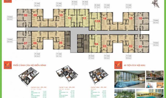 Bán căn hộ chung cư tại dự án khu đô thị Phú Lãm, Hà Đông, Hà Nội, diện tích 57.7m2