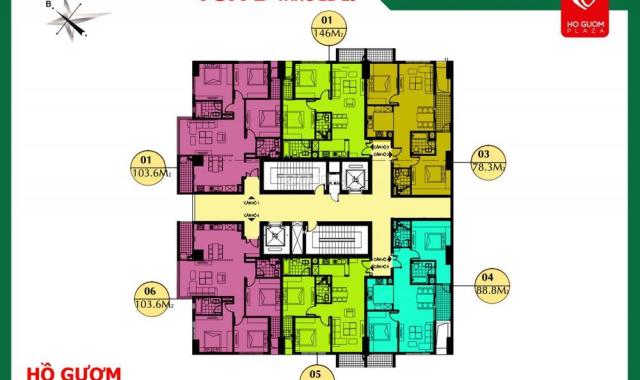 Nhận nhà ở ngay tại chung cư Hồ Gươm Plaza giá 20.5tr/m2 đóng 30% nhận nhà, CK 7,4%
