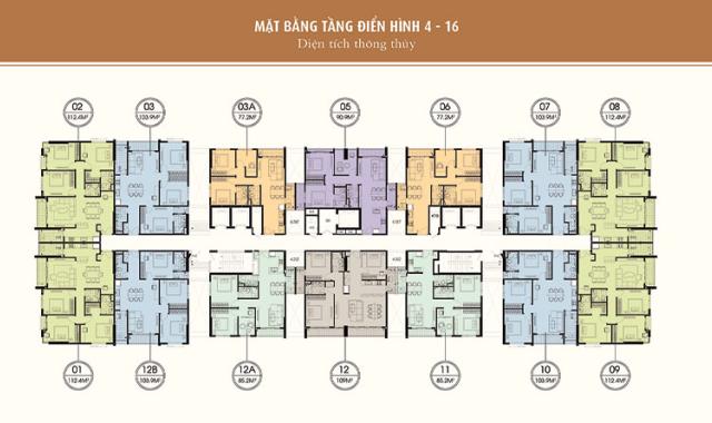 Suất ngoại giao tầng đẹp căn 76,5m2, 85m2, căn góc CC One 18, giá rẻ nhất thị trường