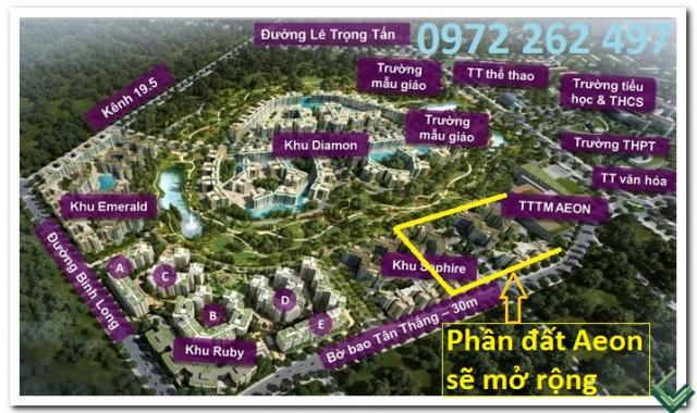 Celadon City, Tân Phú, Hồ Chí Minh diện tích 50m2 giá 1 tỷ, sắp giữ chỗ nhà phố