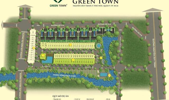 Đất nền Green Town giá rẻ, q9, 22 tr/m2, pháp lý, sổ đỏ đầy đủ, giáp Q2. Lh mr Tuyên 09848524017