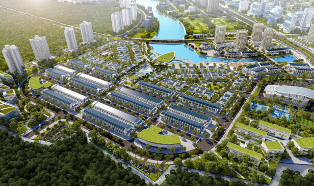 Bán nhà biệt thự, liền kề tại Dự án Khu đô thị Ecopark, Văn Giang, Hưng Yên, diện tích 100m2