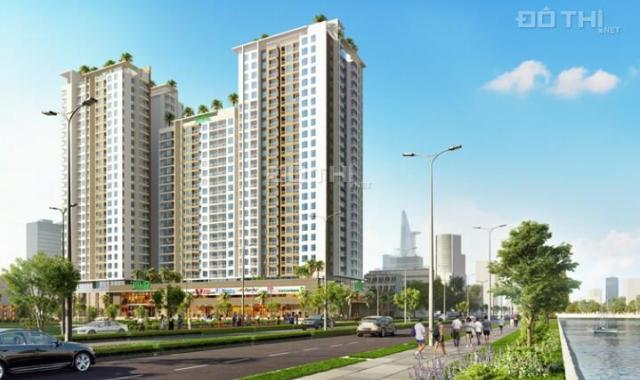 Nhượng lại căn hộ mặt tiền view quận 1, góc thoáng, giá tốt, đã xong móng