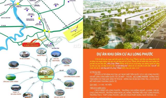 Đất nền mặt tiền Quốc Lộ 51 dự án Alibaba Long Phước - Long Thành - Đồng Nai