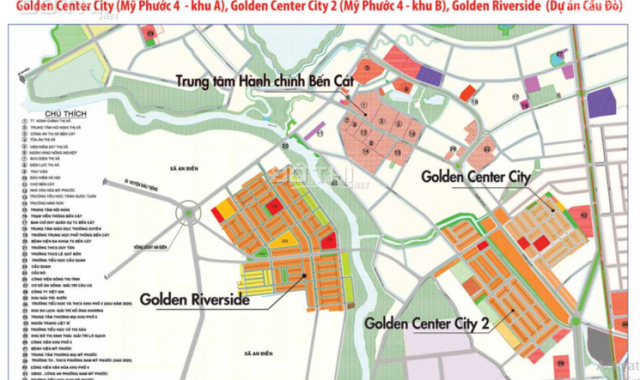 Bán đất nền dự án tại dự án Golden Center City 2