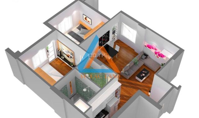 Bán căn hộ chung cư tại dự án Mipec Highrise, Hà Đông, Hà Nội diện tích 55.8m2 giá 14.5 triệu/m²