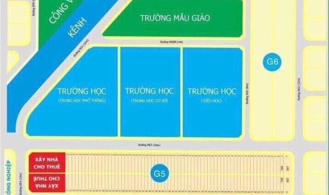 Sang gấp 300m2 block G5, đường 25m, hướng Bắc, đối diện tiểu học Chánh Phú Hòa. LH 0906388597