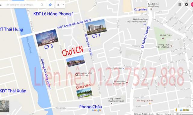 Bán và cho thuê chợ VCN Phước Hải, liên hệ chủ đầu tư VCN: 0972207450