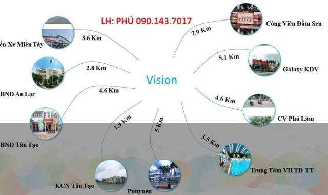 Căn hộ cao cấp Vision-1 Bình Tân, giá tốt nhất khu vực phía tây thành phố