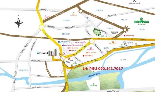 Bán căn hộ chung cư tại dự án Vision Bình Tân, Bình Tân, Hồ Chí Minh diện tích 54m2 giá 1 tỷ