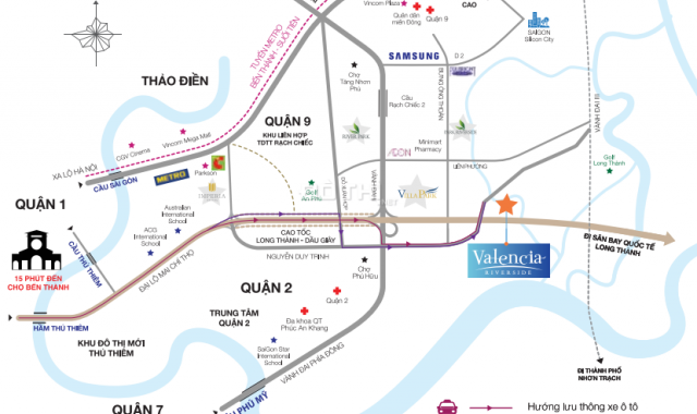 Nhận giữ chỗ giai đoạn 1 nhà phố, biệt thự ven sông Valencia Riverside, LH 0909.682.515