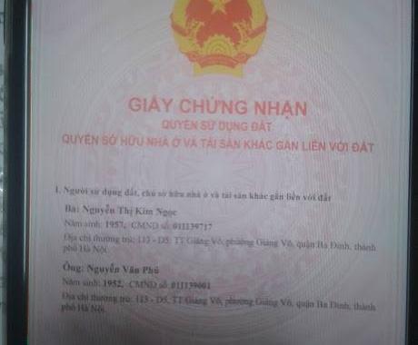 Bán nhà chính chủ ngõ 53/2 Nguyễn Ngọc Vũ, Trung Hòa, Cầu Giấy DT: 47m2 giá: 6,6 tỷ