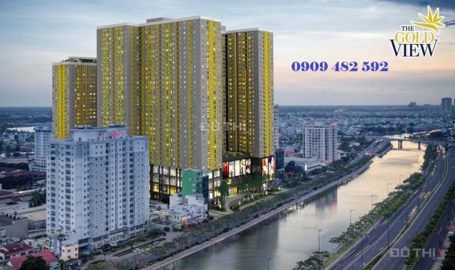 The Gold View căn hộ lớn nhất Quận 4, MT Bến Vân Đồn, gần công viên Khánh Hội, giá 2.6 tỷ