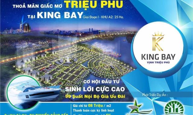 Đất nền biệt thự King Bay - Mặt tiền sông Đồng Nai bến du thuyền - Đẳng cấp triệu phú giá 12tr/m2