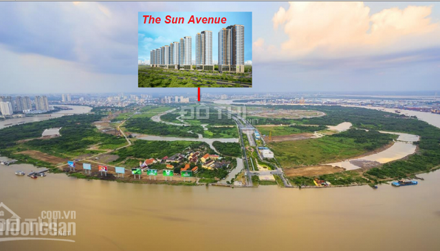 Kẹt tiền bán lại lỗ CH The Sun Avenue, 1PN + 1, 56m2 giá 2,2 tỷ, view Đông Nam