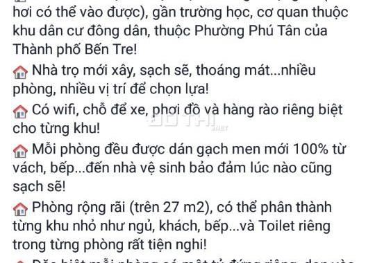 Cho thuê nhà trọ Phường Phú Tân, giá 900.000đ/tháng, LH: 0918069150