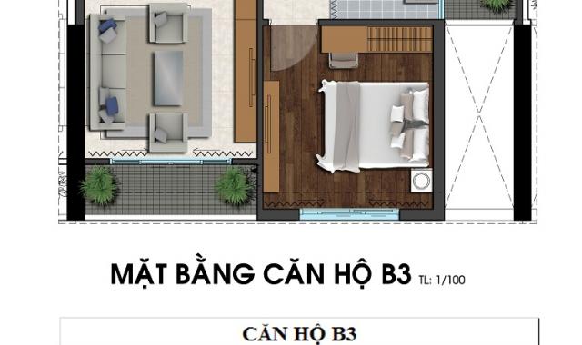 Bán căn hộ Tân Phú 2PN - 65 m2 giá 1,5 tỷ