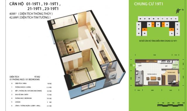 Sở hữu căn hộ chung cư Lucky House Kiến Hưng, Hà Đông, chỉ 13 tr/m2. LH: 0949 935 823
