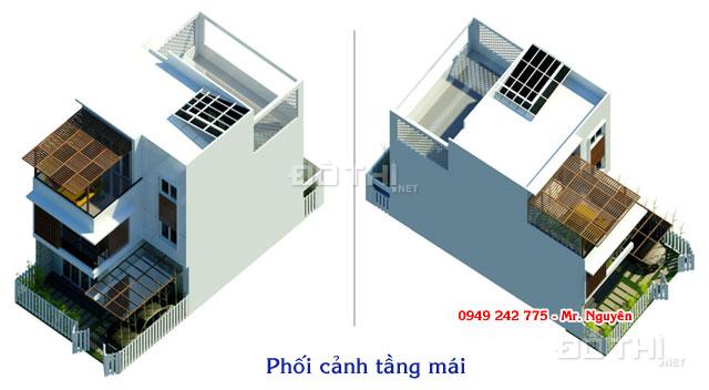 Dự án 65 căn nhà 2 lầu view sông Sài Gòn giá 3,8 tỷ/căn/100m2, đối diện khu bt quận Bình Thạnh