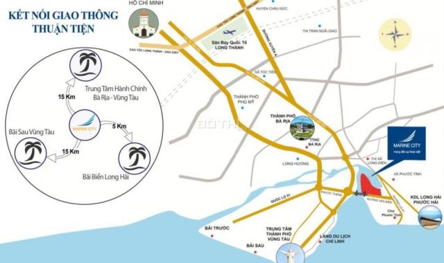 Marine City - Mảnh đất vàng cho nhà đầu tư huyện Long Điền - BRVT - CK 5% - 0903331394