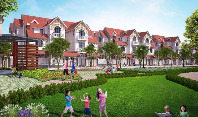 Bán biệt thự nhà vườn Geleximco Lê Trọng Tấn, Hà Đông (352m2, 4T, 10.8 tỷ) mặt tiền 18m