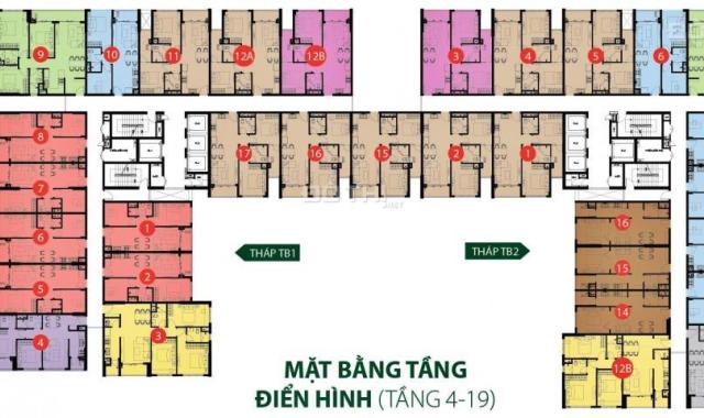 Bán căn hộ The Botanica quận Tân Bình, 3 phòng ngủ 97m2 giá 3.29 tỷ. Tháng 6/2017 bàn giao nhà