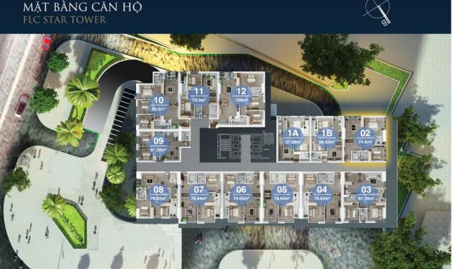 Tôi cần bán gấp căn hộ chung cư FLC Star Tower Hà Đông, giá 1,85 tỷ