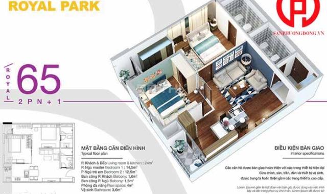 Cần bán một số căn hộ suất ngoại giao tại dự án Royal Park Bắc Ninh, giá tốt + view đẹp