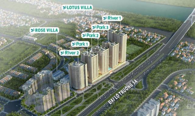 Chung cư giá rẻ từ 16 triệu/m2 chân cầu Đông Trù tiện vào Hà Nội làm việc, không gian yên tĩnh
