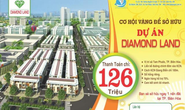 Bán đất nền giá rẻ Tam Phước - Biên Hòa, gần khu công nghiệp Giang Điền và vòng xoay đường 60m