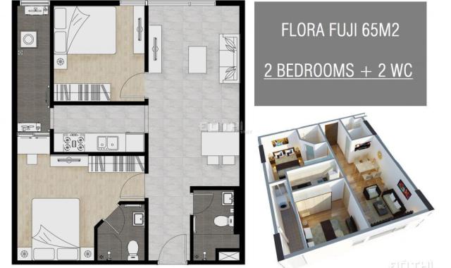 Bán căn hộ chung cư tại dự án Fuji Residence, Quận 9, Hồ Chí Minh, diện tích 54m2, giá 1,2 tỷ