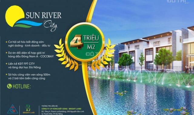 Sun River City - Đất BT ven biển cho cuộc sống tiện nghi CC bên FPT City Đà Nẵng từ 390 triệu/nền