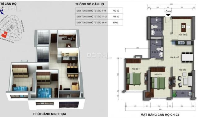 Cơ hội mua nhà cao cấp cho những cặp vợ chồng trẻ có TN thấp - tòa B dự án VC2 - Kim Văn Kim Lũ