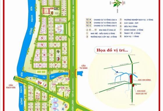 Đất nền nhà phố khu Dân cư Ven Sông Tân Phong, 5x18m, Quận 7, bán gấp giá 6.5 tỷ. LH: 0911857839