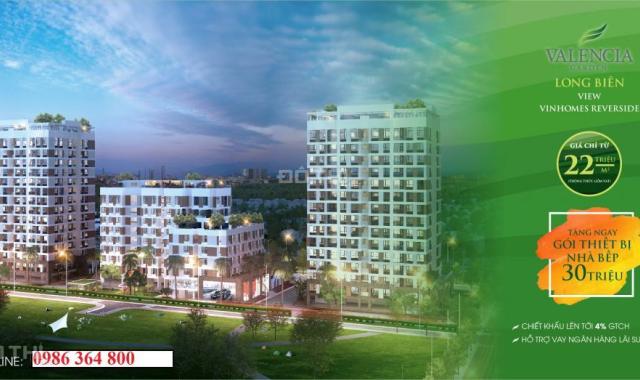 Bán căn hộ chung cư tại dự án Valencia Garden, Long Biên, Hà Nội, diện tích 62m2 giá 21 triệu/m²