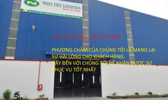 Cho thuê kho xưởng giá rẻ KCN Sóng Thần, Dĩ An, Bình Dương. LH: 0901297009