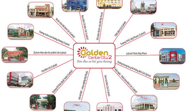 Dự án mới Golden Center City 2, ngay trung tâm TX Bến Cát